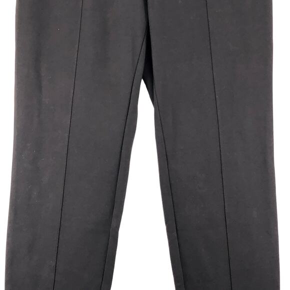 J Jill Womens Size M Pants Ponte Knit Slim Leg Seamed Tapered Stretch Brown - Picture 3 of 13